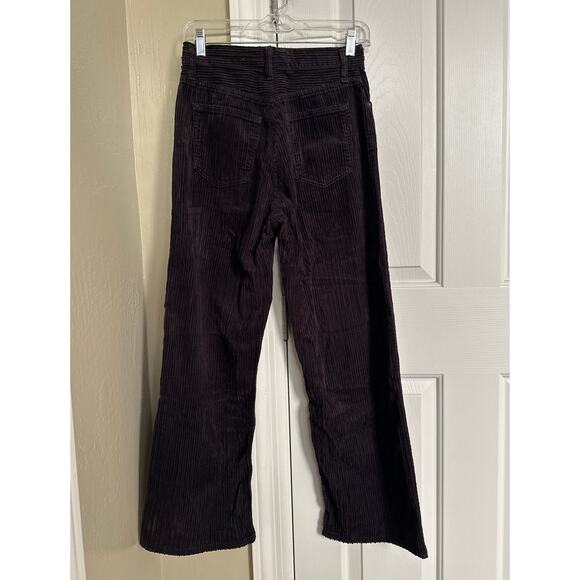 AGOLDE Espresso Low Slung Baggy Corduroy Pants 100% Cotton - Picture 5 of 8